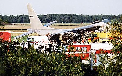 Immagine del disastro aereo accaduto nel 1996