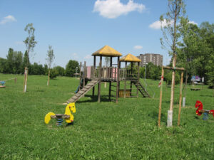 Castello in legno per i bimbi