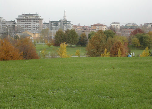 Panorama dalla collinetta del Parco Ferrari